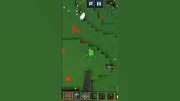 Minecraft Slime and Cobweb MLG #Shorts #Slime block #cobweb