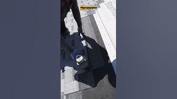 The correct way to nail a shingle down!👍🏼😁 hope it helps out. #nail #shingle #professionalroofers