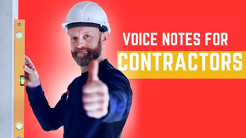 How AI Voice Notes Save Contractors Money!!!