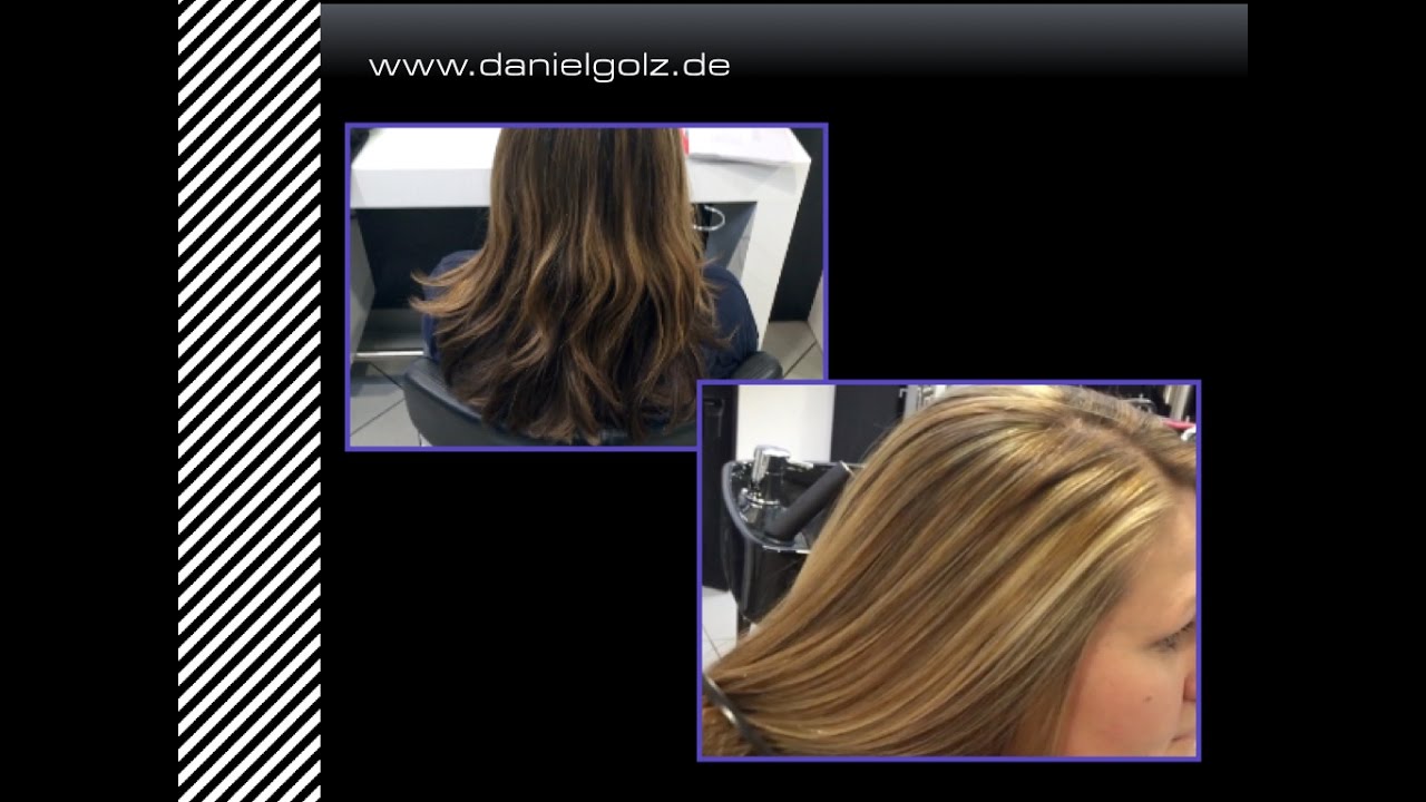 Nur Strahnen Sind Doch Langweilig Balayage Dazwischen Youtube