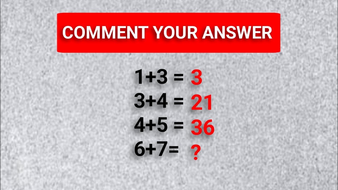 🧠 Brain test | Solve this puzzle | Comment ur answer - YouTube