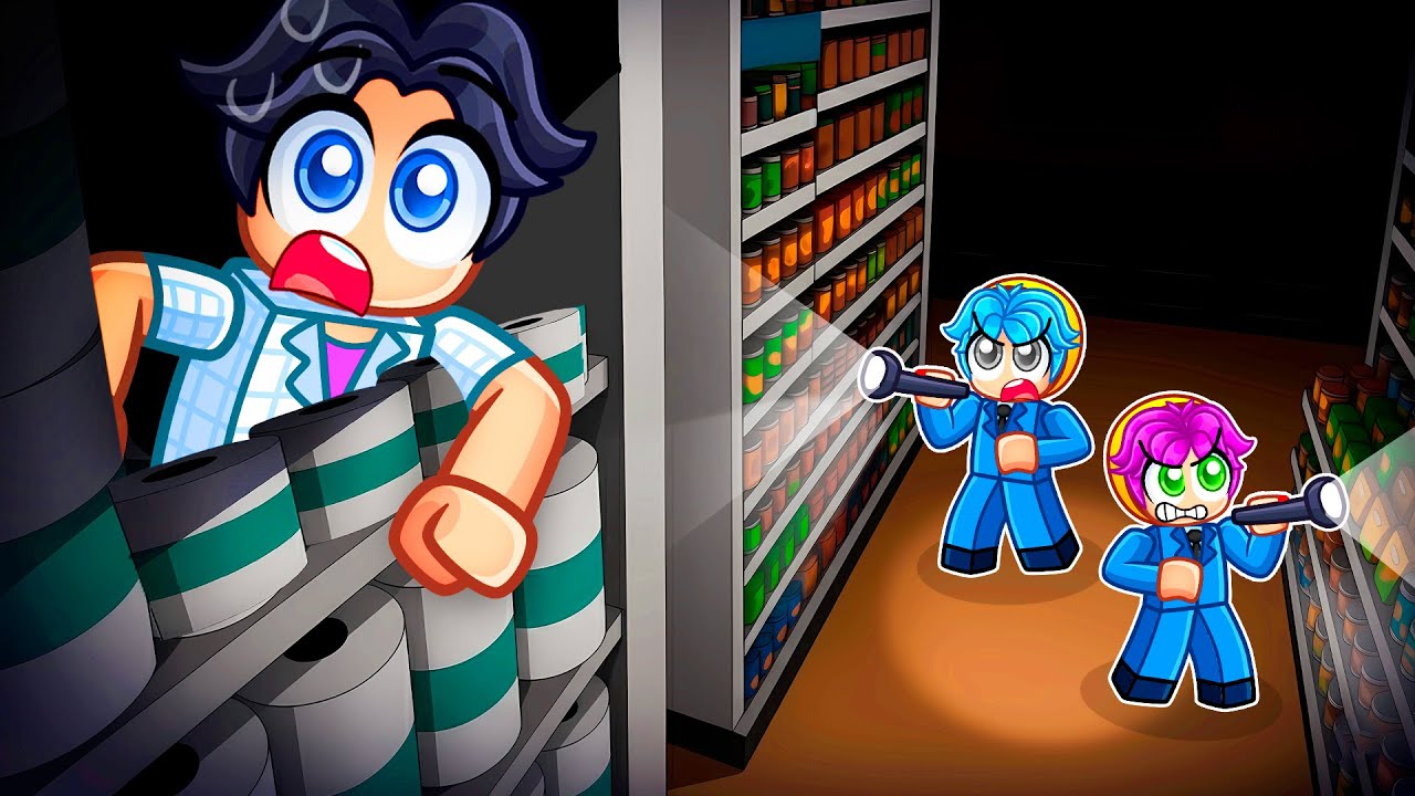 24 Hour OVERNIGHT at WALMART in Roblox?! (Kpop Demon Hunters)