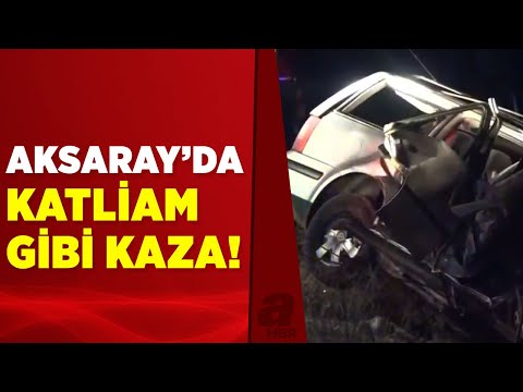 Aksaray'dan acı haber! Trafik kazasında 7 kişi yaşamını yitirdi