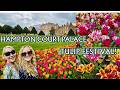 HAMPTON COURT PALACE TULIP FESTIVAL IMMERSIVE WALK - IN 4K!
