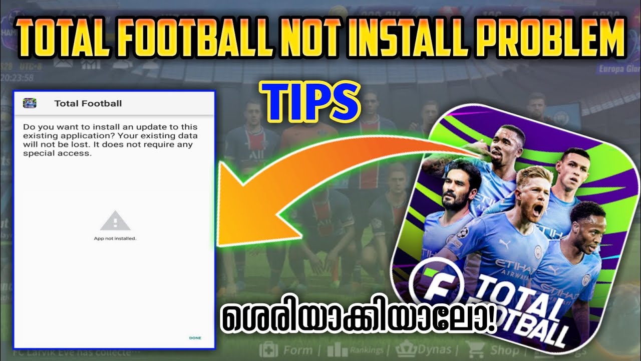 How To Fix App Not Install Total football | - YouTube