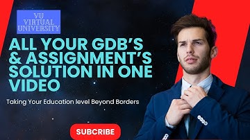 All Virtual university subjects GDB Solution and assignments || Save your time and Get full marks .