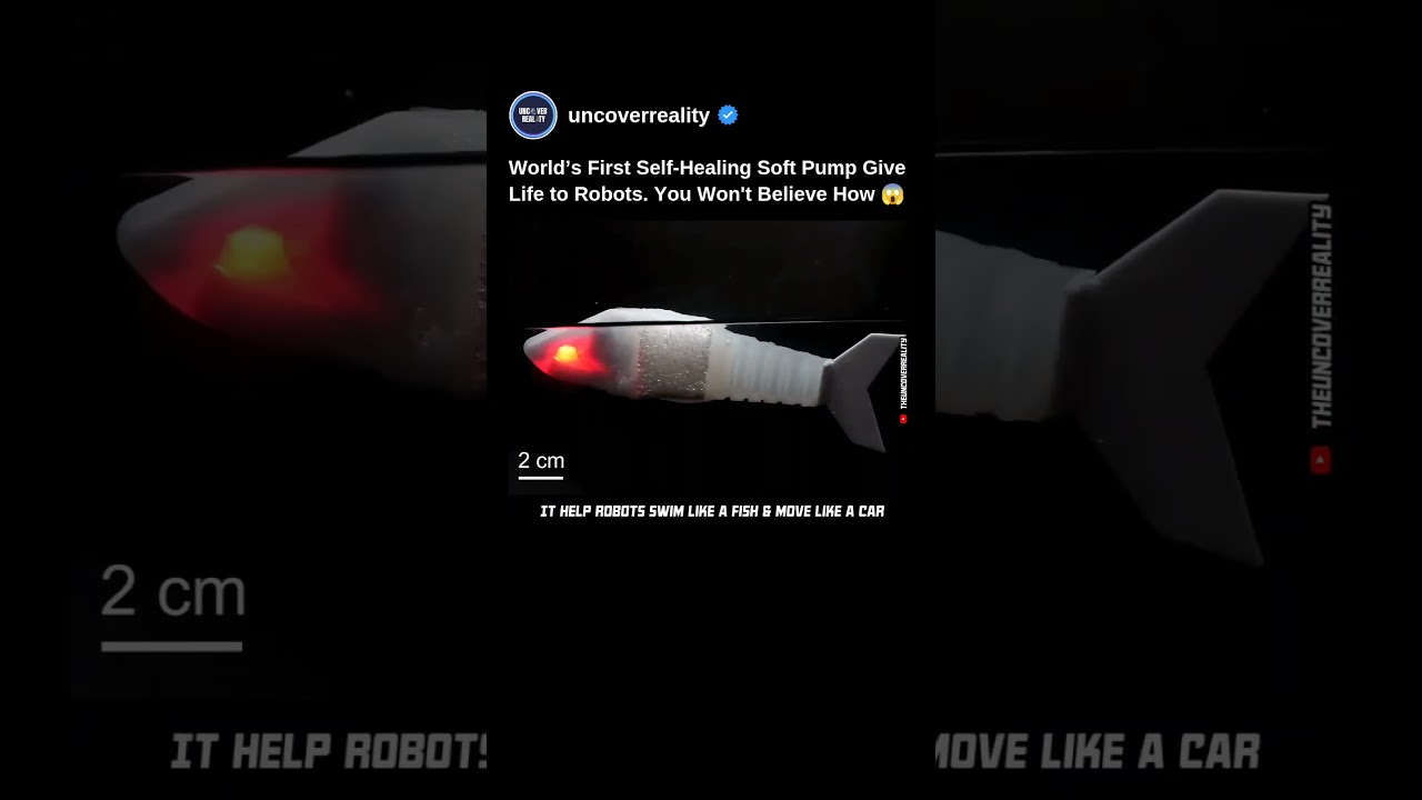 World's First Self-healing Soft Pump Give Life To Robots. You Won't Believe How 😱 
