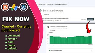 Crawled - currently not indexed in Blogger | Comments, Icon, Feed
