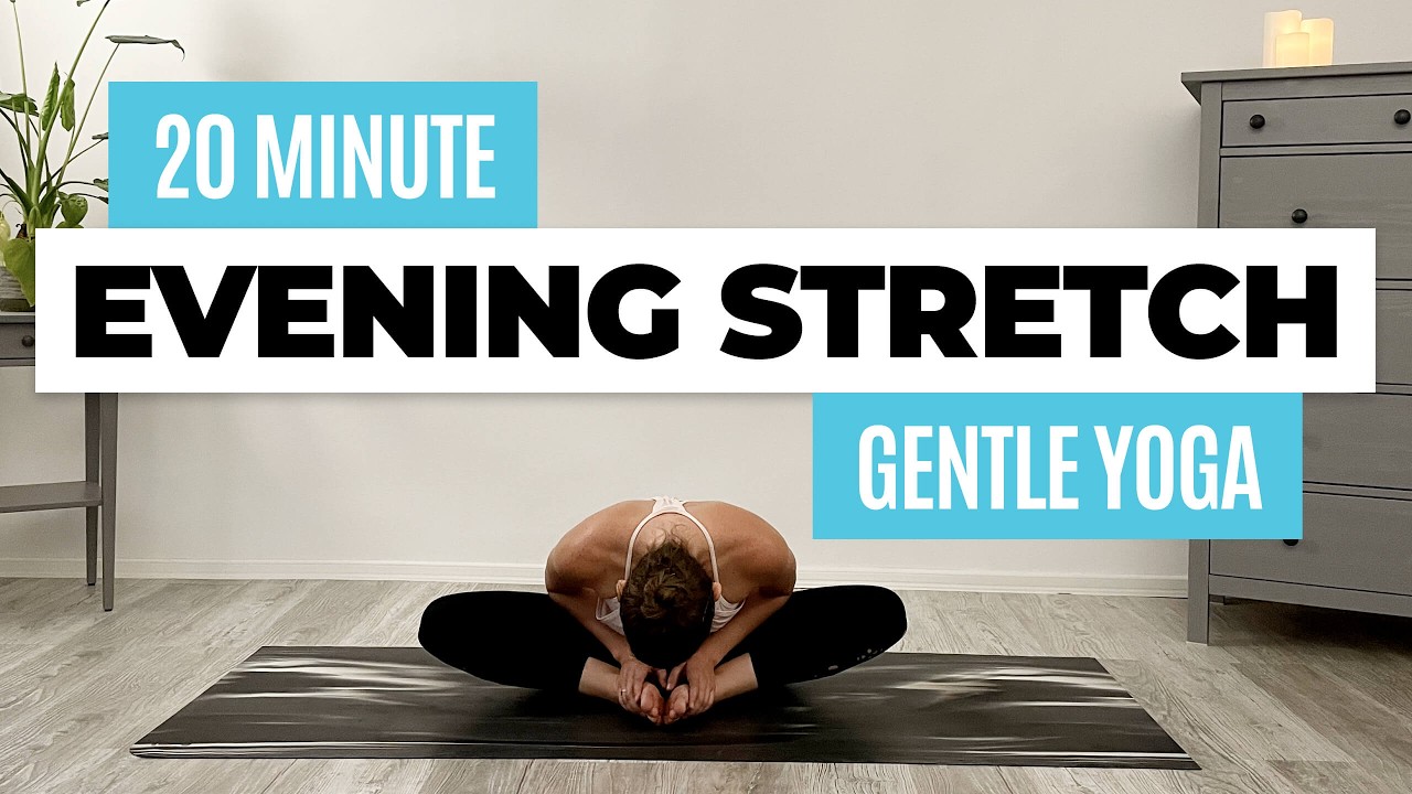BEDTIME YOGA STRETCHES FOR SELF-CARE | Gentle Nighttime Yoga + Evening ...