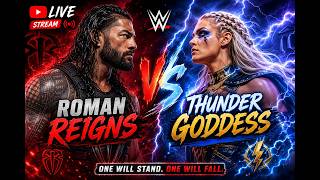 WWE 2K25 LIVE  :  ROMAN REIGNS VS THUNDER GODDESS  SMACK DOWN LIVE  EP-10 #wwelivetoday #wwe #shorts