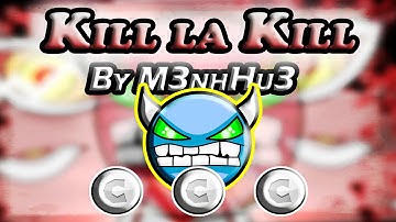 HORIZON V2! Geometry dash - [2.0] - [Insane] - Kill la Kill By M3nhHu3 - (3 coins) - TheJaco9