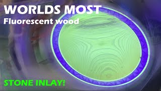 Transforming Fluorescent Wood: Woodturning Project, Black Locust & Soapstone Resin Inlay by Mike Holton - hand made crafts 15,638 views 3 weeks ago 22 minutes