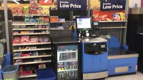 Walmart New Self Checkout 4k Video