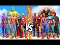 Super Epic Battle | Spiderman & Superheroes Marvel vs Zombie Superheroes & Red Skull - KjraGaming