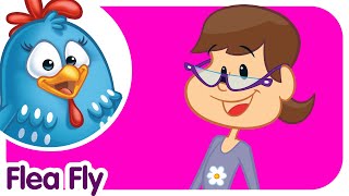 Flea Fly | Lottie Dottie Chicken UK | Nursery Rhymes For Kids