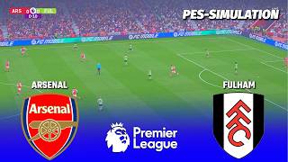 Arsenal Vs Fulham Fc  Premier League  Pes 21 Football Simulation