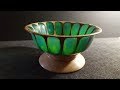 Green flower bowl