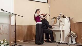 K.Alexeev,L.Gilbert. Bach violin concerto E major. 2nd mov. Live from Lipetsk 2024