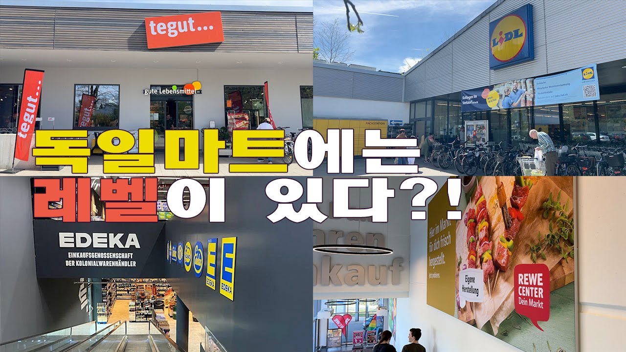 Sub)🇩🇪독일 뮌헨 vlog | 독일 마트에는 레벨이 있다!?  마트별 비교와 3일치 장보기 물가