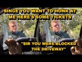 Cop Slaps Man With Tickets Because He Honked At Him To Move