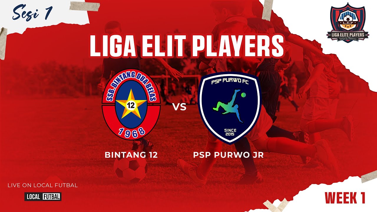 LIGA ELITE PLAYER U-12 (SESI 1)  :  BINTANG 12 vs PSP PURWO JR