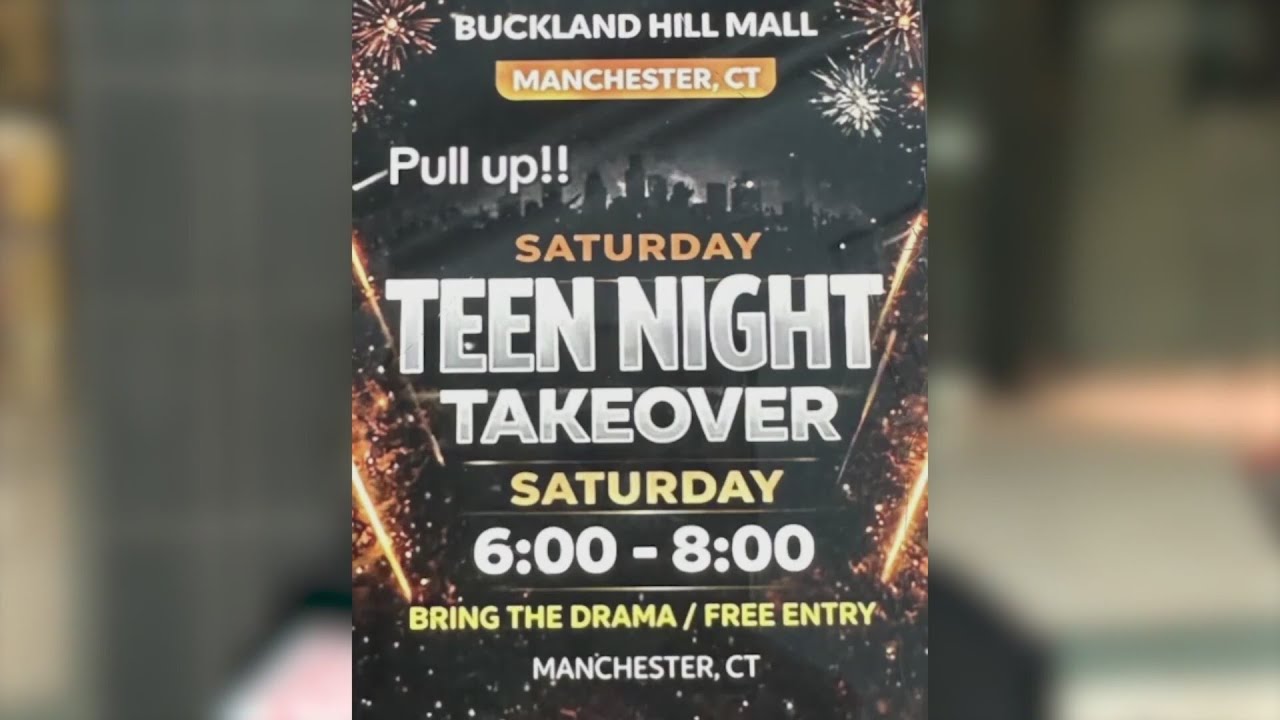 The Shoppes at Buckland Hills, Manchester police prepared for planned teen takeover