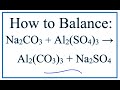 Balancing Chemical Equations and Ions