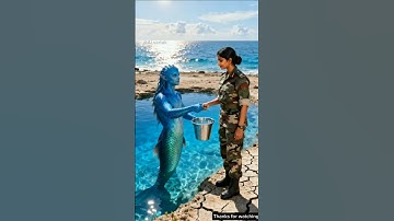 The woman saved the guava plant from drying up by watering it.😭 #ai #tree #save #woman