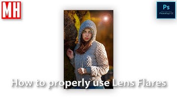 How to properly apply Lens Flares in Photoshop  by MHTUTORIALS