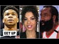 Malika Andrews on the NBA's biggest stories: Giannis signs the supermax & Harden wants out | Get Up