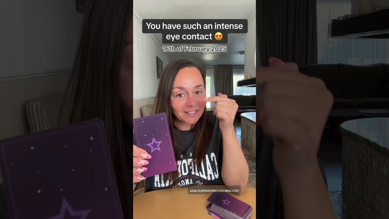 You have such an intense eye contact! 16/2-2025 💜