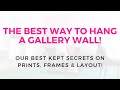 How To Hang a Gallery Wall! | Office Tour &amp; REVEAL! #CCHQ