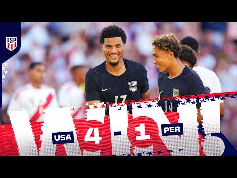 Debut Goals \u0026 Berhalter BANGER  🇺🇸 USMNT\u002DPeru Highlights | International Match