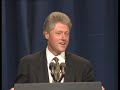 President Clinton at Reception for Sustainable End of Hunger Prizes (1994)