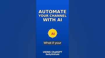 How to Automate Your YouTube Channel with AI   #shorts #chatgpt  #aitools #youtubegrowth