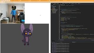 PoseNet real-time animating test 2 (zoom added)