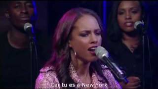 Alicia Keys - " Empire State of Mind" (Part II) Live @ Paris -  French