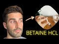 How to take betaine hcl with pepsin