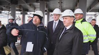 Юрий Трутнев побывал на месте строительства нового аэропорта