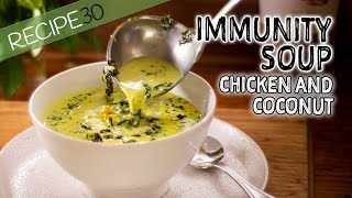 Healthy Immune Boosting Asian Style Chicken Soup