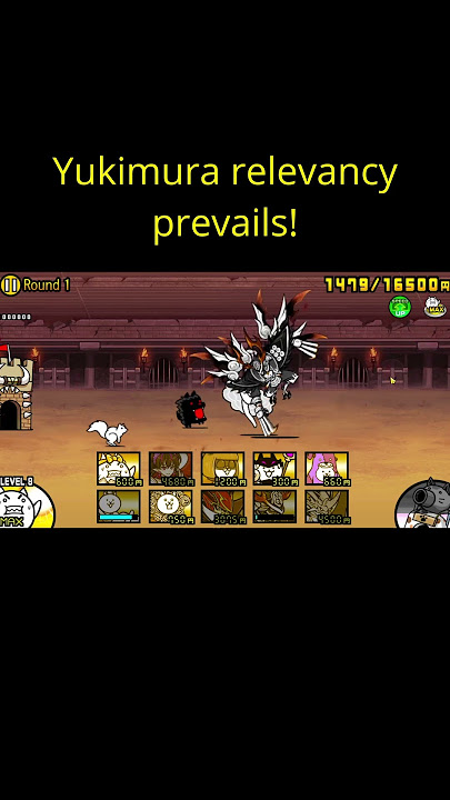 whats ponos cooking bro 😭 #shorts #gaming #battlecats #bahamut #yukimura #speedrun