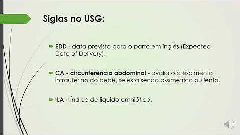 Quando a ultrassom é indicada?