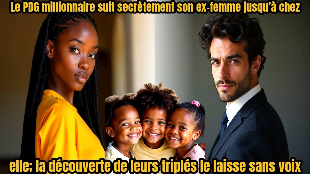 Le PDG millionnaire suit secrètement son ex-femme jusqu’à chez elle; la découverte de leurs triplés