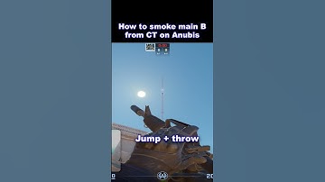 How to smoke main B from CT on Anubis #cs2 #alca39 #cs2utility  #cs2clips #utility  #cs2moments