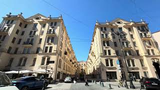 Прогулка по Питеру, улица Рубинштейна / Walking in St. Petersburg, architecture of buildings.