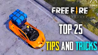 Top 25 MOST SECRET🤯 Tips And Tricks in Freefire Battleground | Ultimate Guide To Become A Pro #35