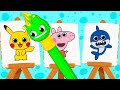 Learn the colors with your magic friend Groovy The Martian | Educational videos for kids