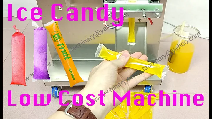 Ice candy making packing machine Automatic Liquid pouch packaging machine - DayDayNews