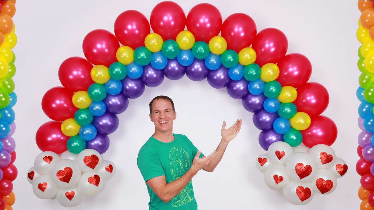 Como hacer arco con globos