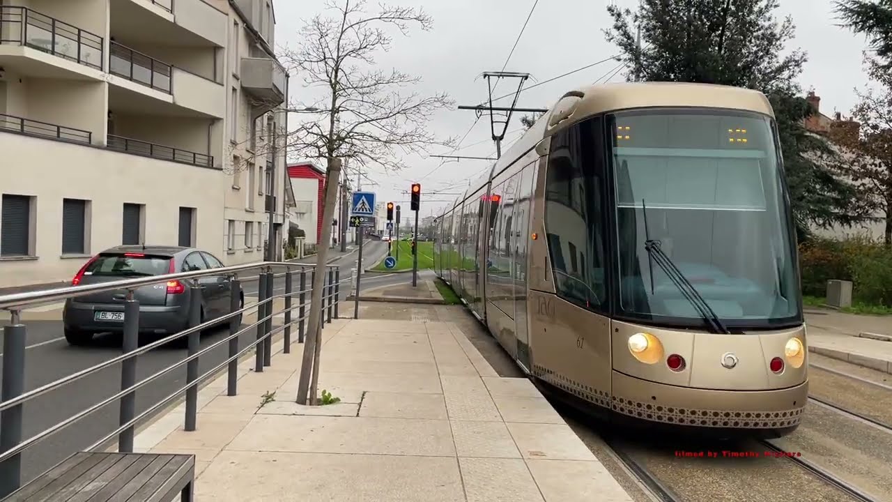 Trams in Orleans, France 2024 - Tramway d'Orléans